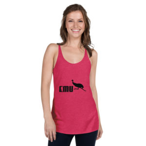 EMU Logo Women's Racerback Tank